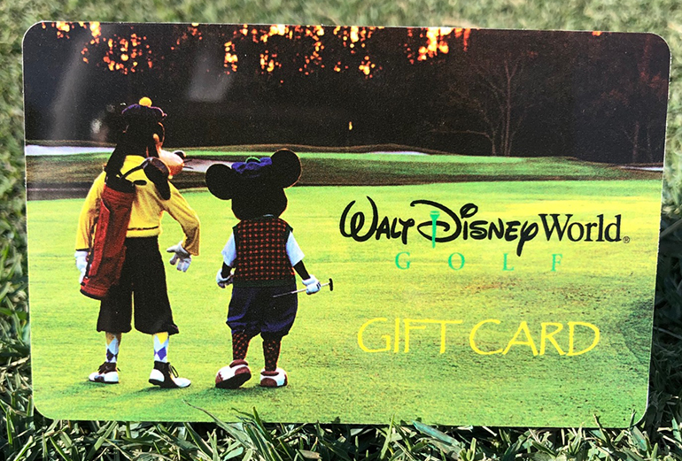 Just In Time For The 2020 Holiday Season! Walt Disney World Golf Gift Cards with Bonus Magic Value!