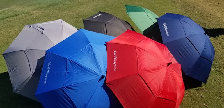 New SALE on Walt Disney World Golf Wind Resistant Umbrellas, Now Available in Our Pro Shops!