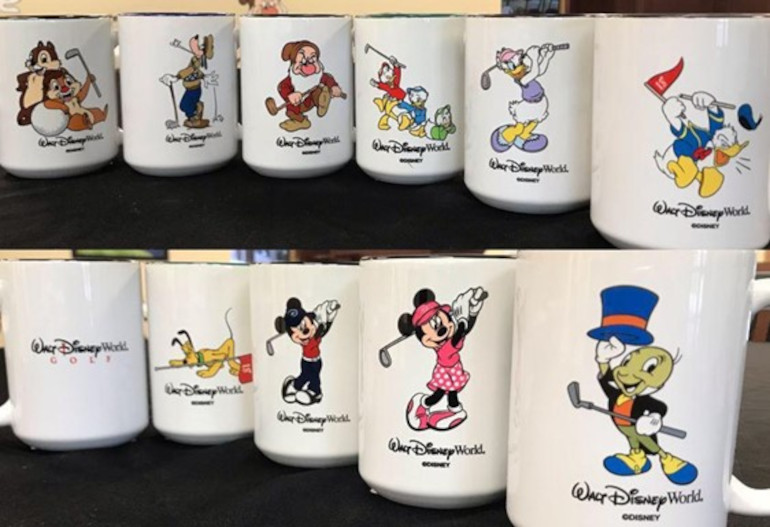 Disney Character-Inspired Mugs Are Now Available in Our Pro Shops!