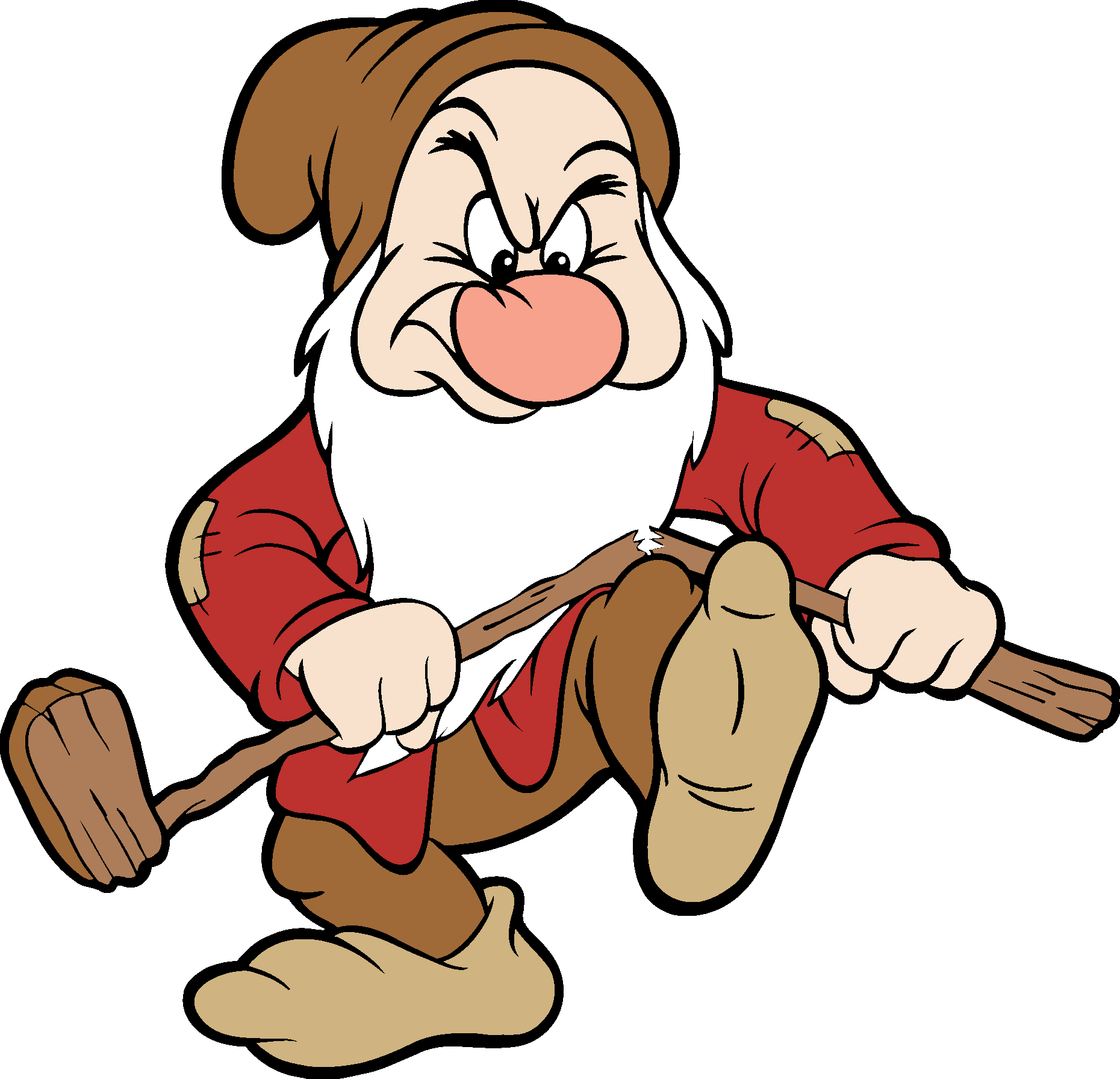 Grumpy character artwork